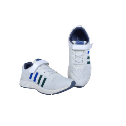 School Shoes White With Velcro